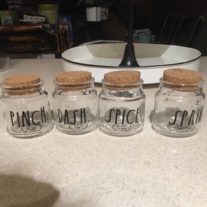 Rae Dunn Spice Jar Set
